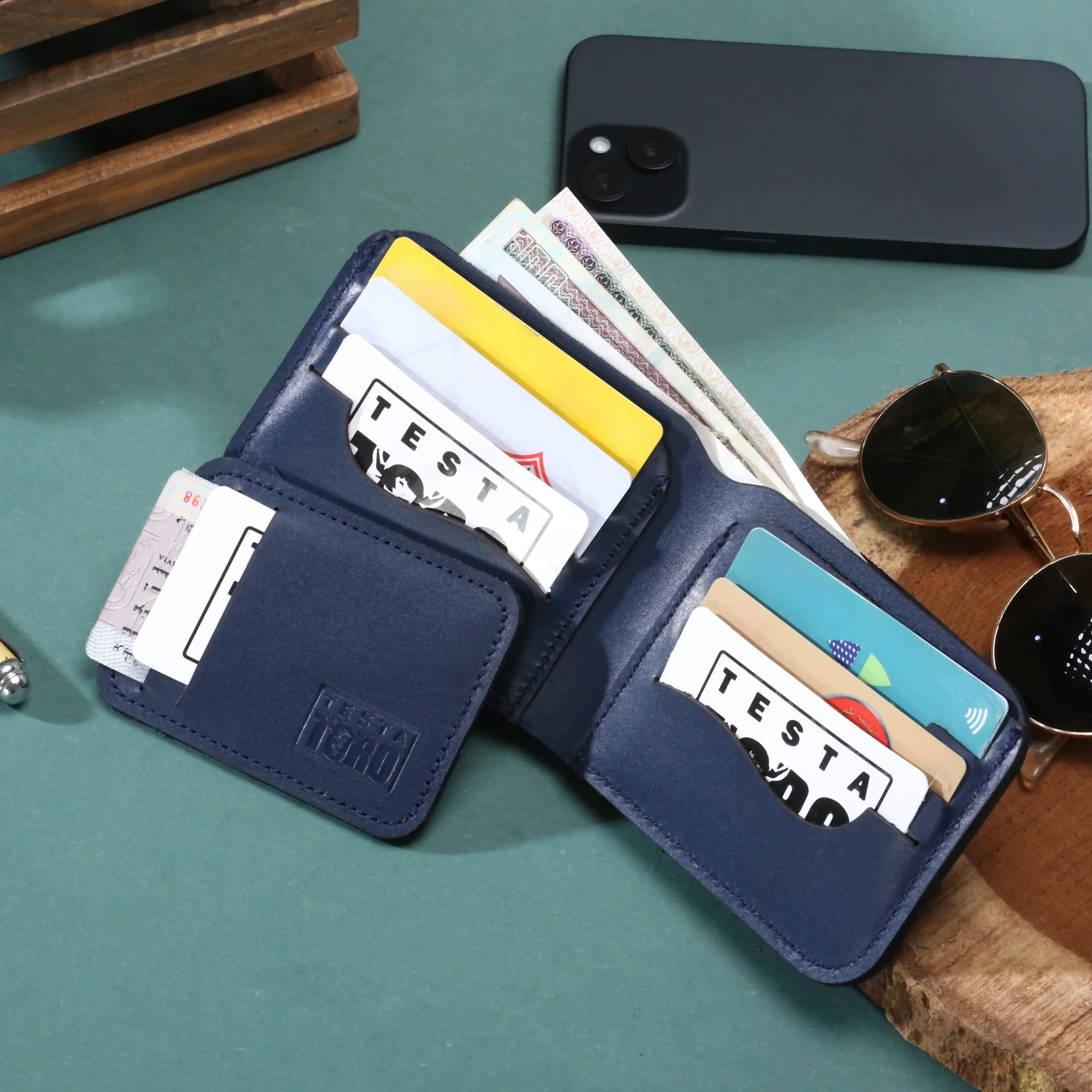 محفظة فاخرة من قطعتين + كارد هولدر - Minimalist wallet (2-Piece) w13 - Image 11